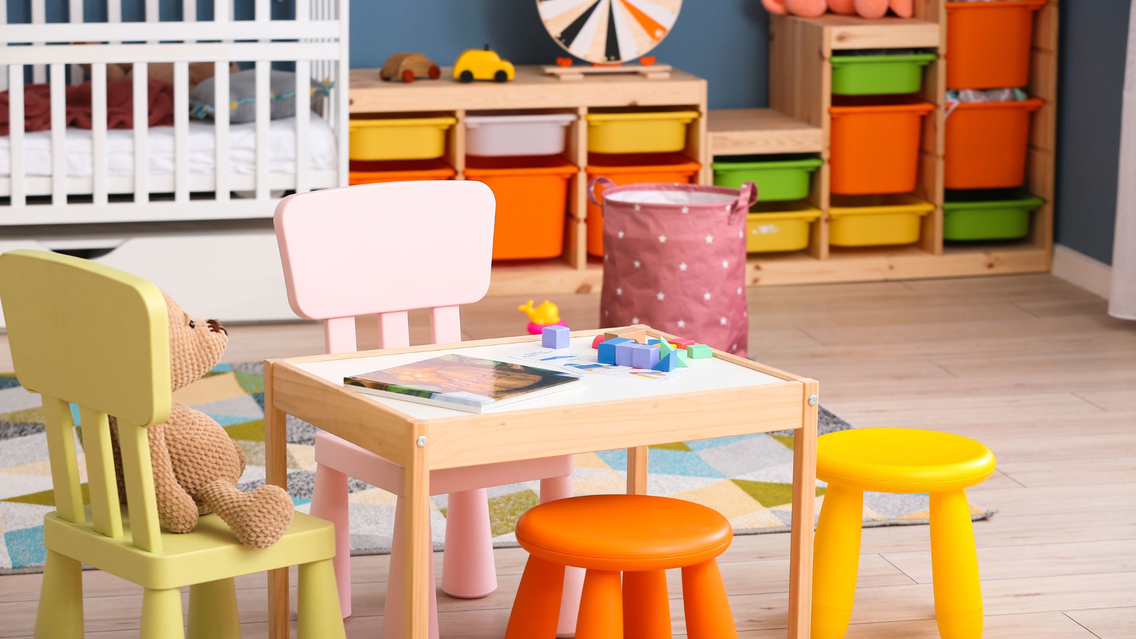 kids tables, chairs
